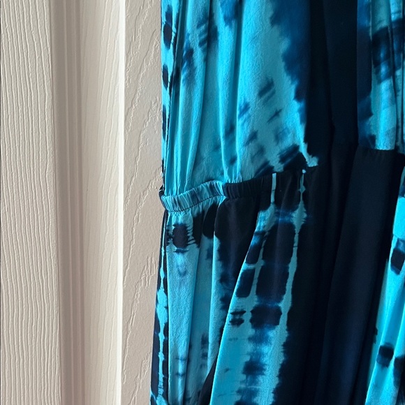 Design Lab Blue Tie-Dye Jumpsuit - Picture 3 of 6